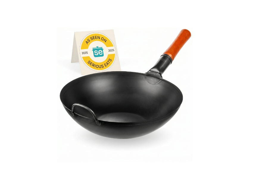 Yosukata Carbon Steel Wok Pan view 2