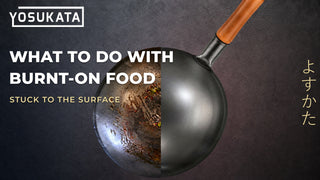 What to do with burnt-on food stuck to the surface