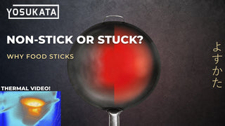 Non-stick or stuck? Why food sticks - Egg test