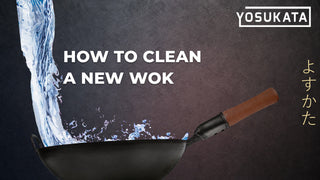 How to clean a new WOK