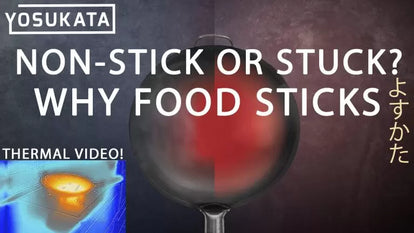 Non-stick or stuck? Why food sticks - Egg test