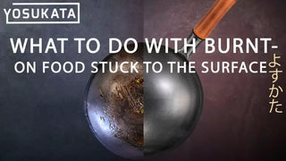 What to do with burnt-on food stuck to the surface