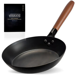 10 1/4-inch Pre-Seasoned Black Carbon Steel Skillet