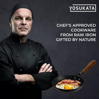 7.9-inch Pre-Seasoned Black Carbon Steel Skillet