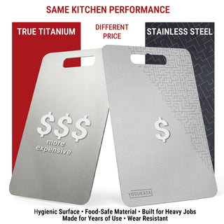 Yosukata 14.6 by 10-inch stainless steel cutting board, alternate view 5